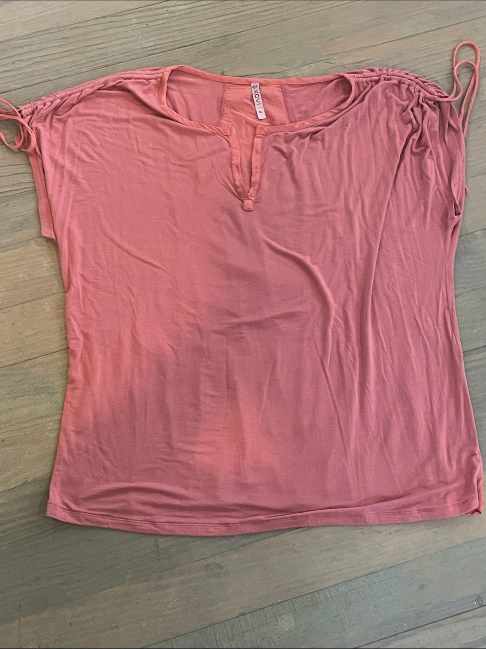 XCVI Short-Sleeve  Rust color Top XL